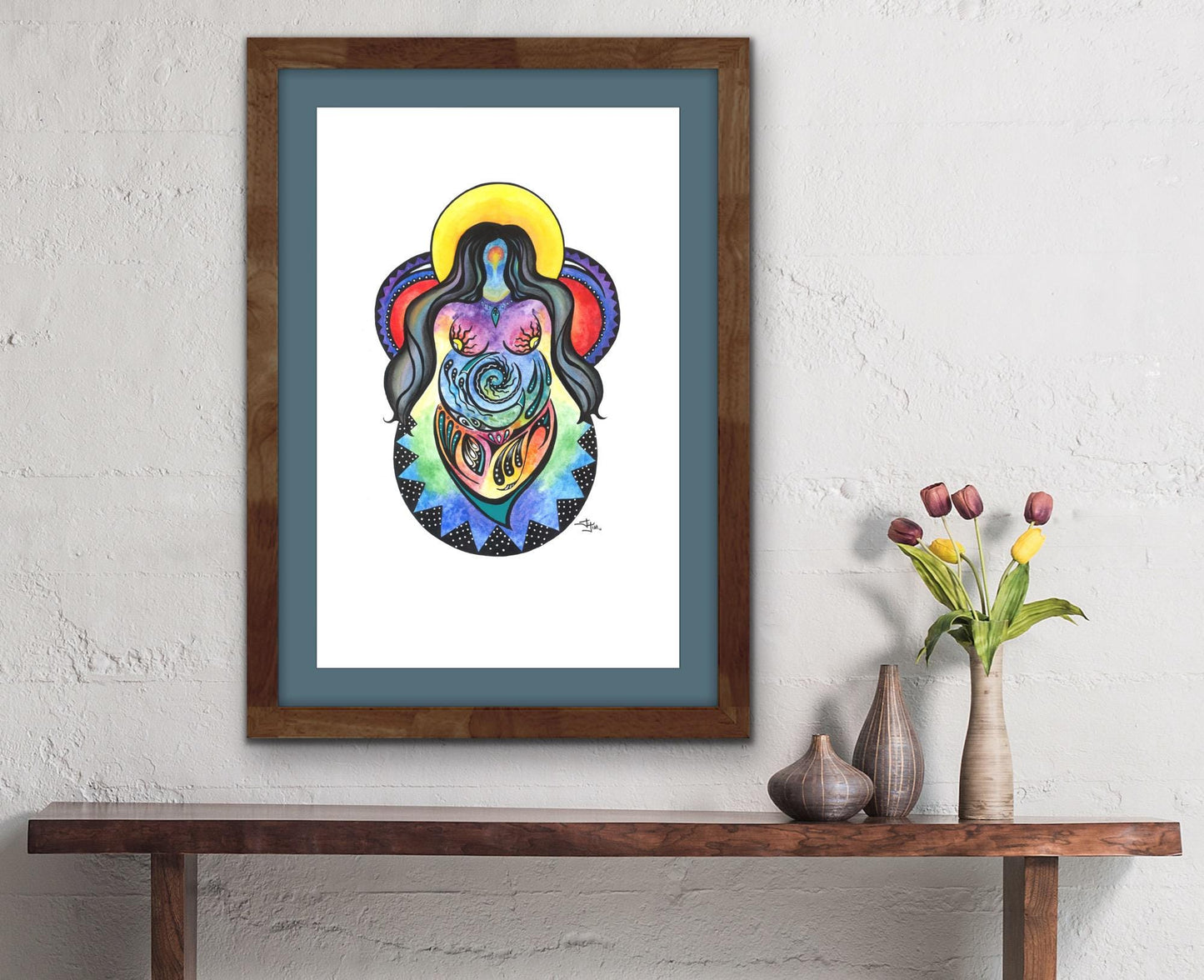Spring- Native American Fertility Goddess / Authentic Navajo Art