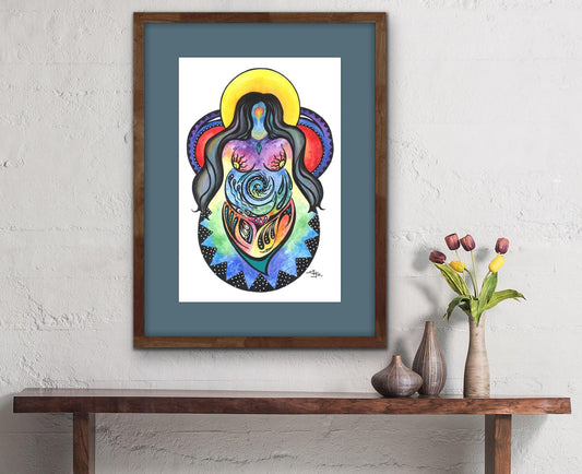 Spring- Native American Fertility Goddess / Authentic Navajo Art